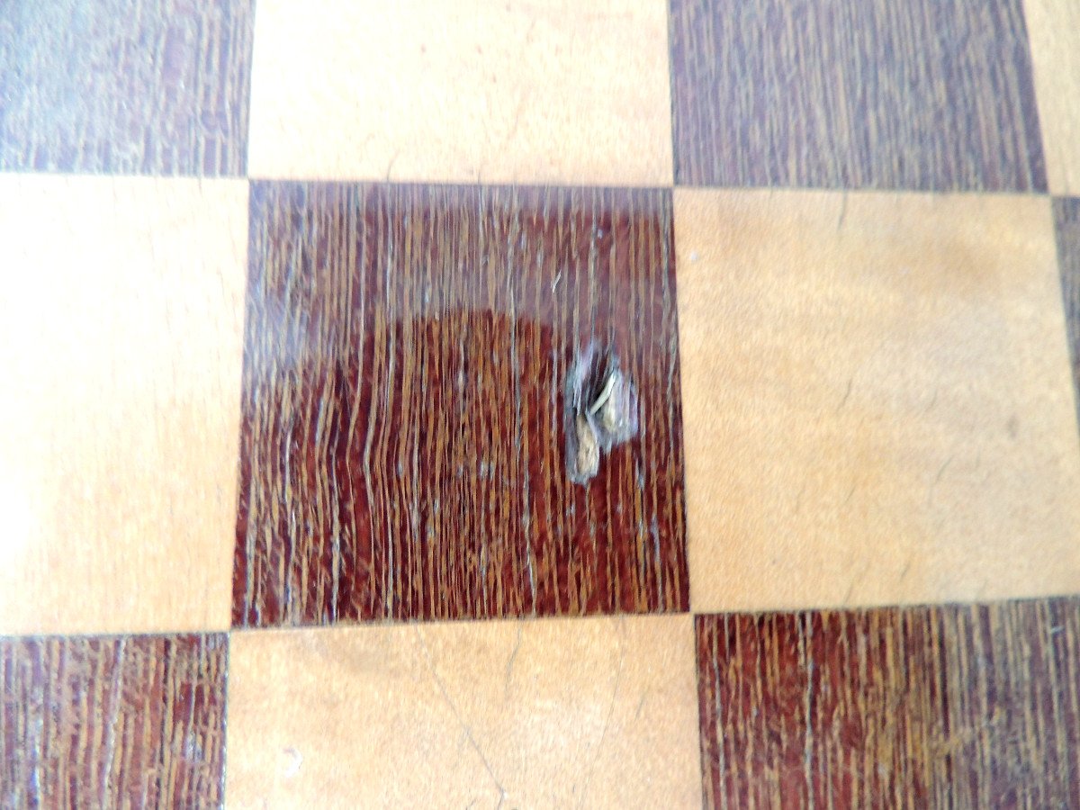 Marquetry Games Table, Louis XV, 20th -photo-6