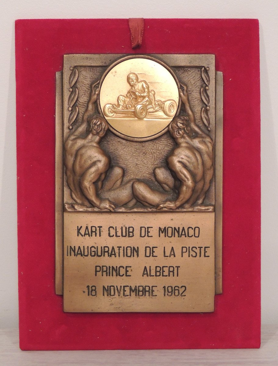 Medal, Trophy, Motorsport, Kart Club De Monaco From 1962, In Its Case, 20th 