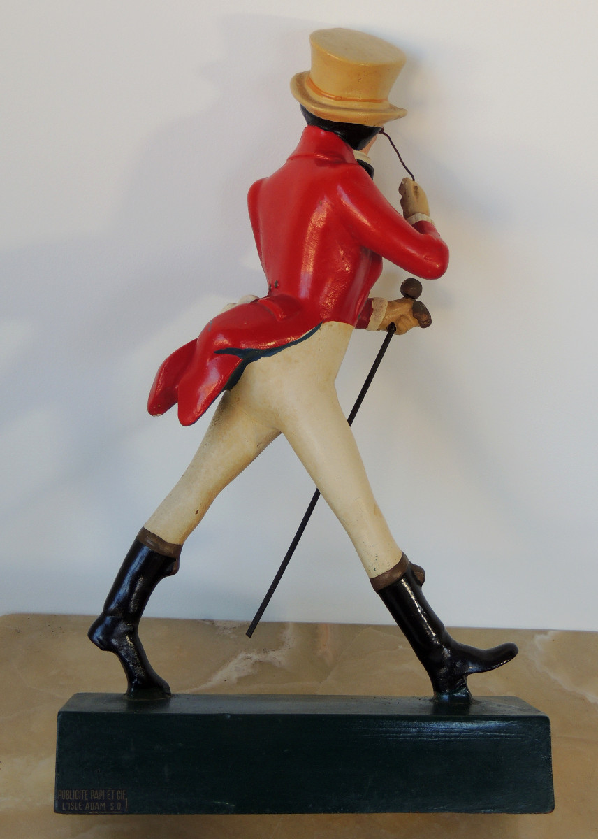 Johnnie Walker, Dandy With Monocle, Advertising Object, Maison Papi Et Cie 1950s, 20th Century-photo-2