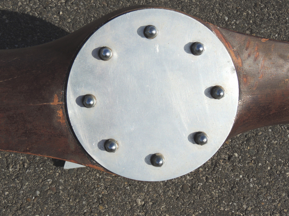Wooden Aircraft Propeller Selmersheim Chauviére License For A Nieuport 24 Biplane, 20th-photo-1