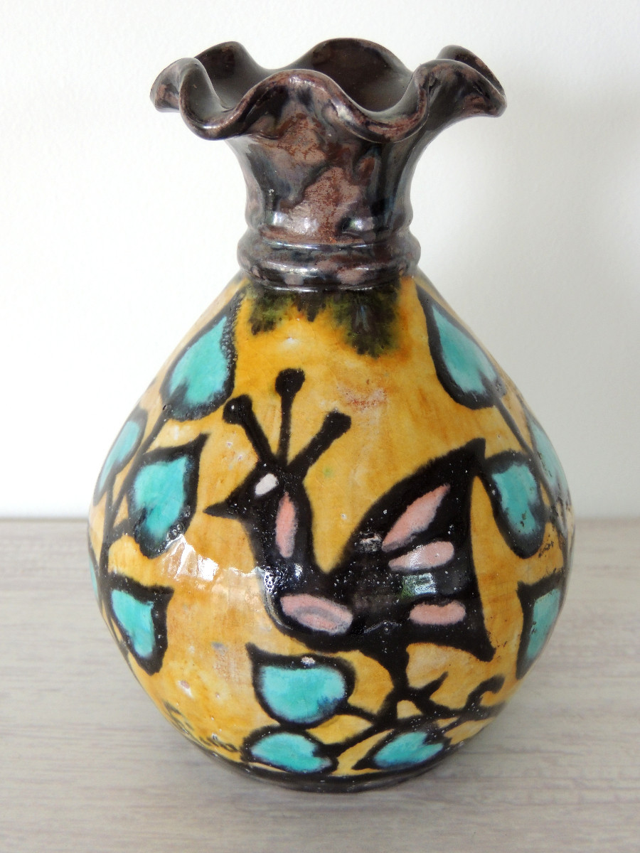 Ceramic Vase By The Spanish Ceramicist Painter François Miro 1907 - 1988, 20th Century