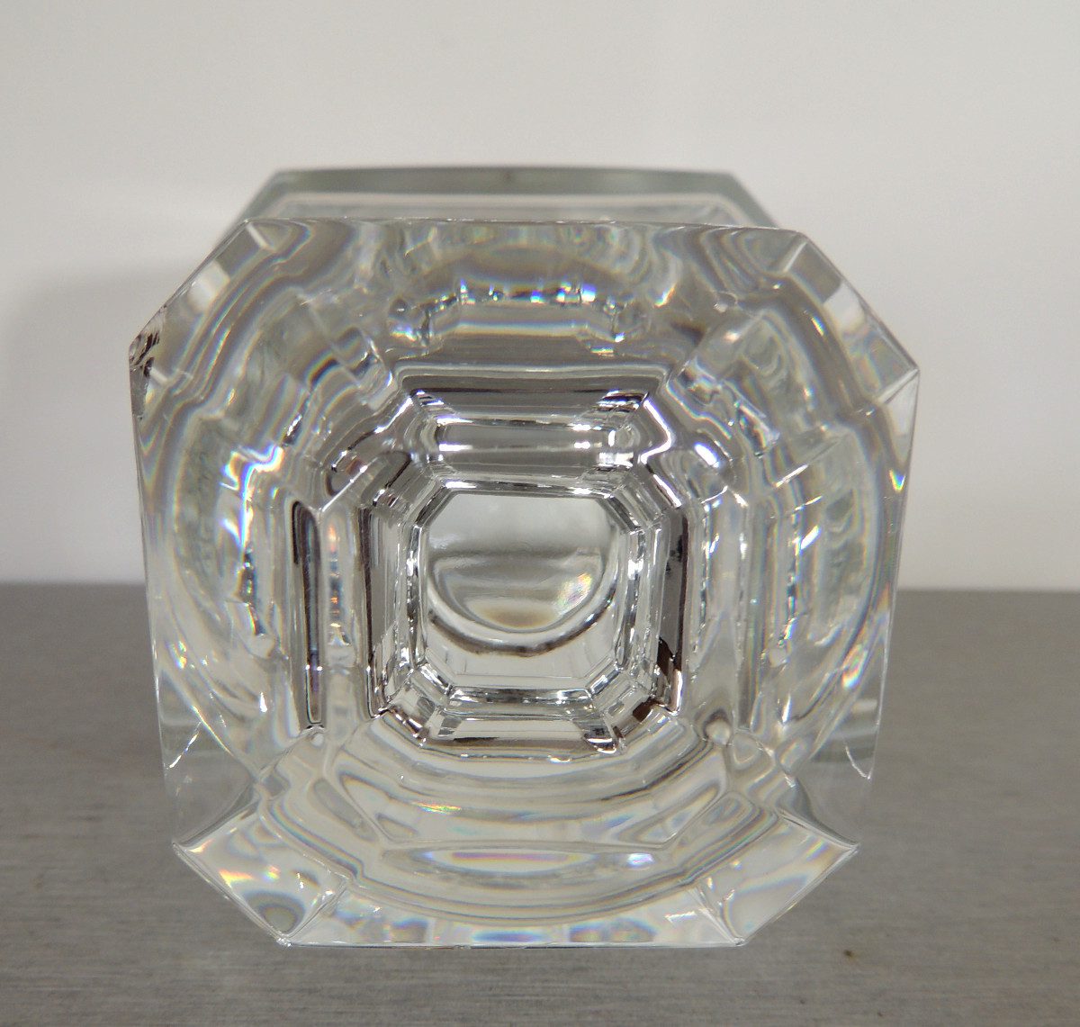 Baccarat Crystal Whiskey Decanter Harcourt Model Perfect Condition, 24.5 Cm High 20th Century-photo-3