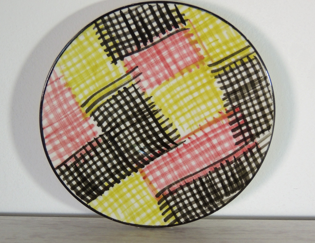 Sarreguemines Coffee Service, Hand-painted Model From The 70s, Perfect Condition, New, 20th Century-photo-5