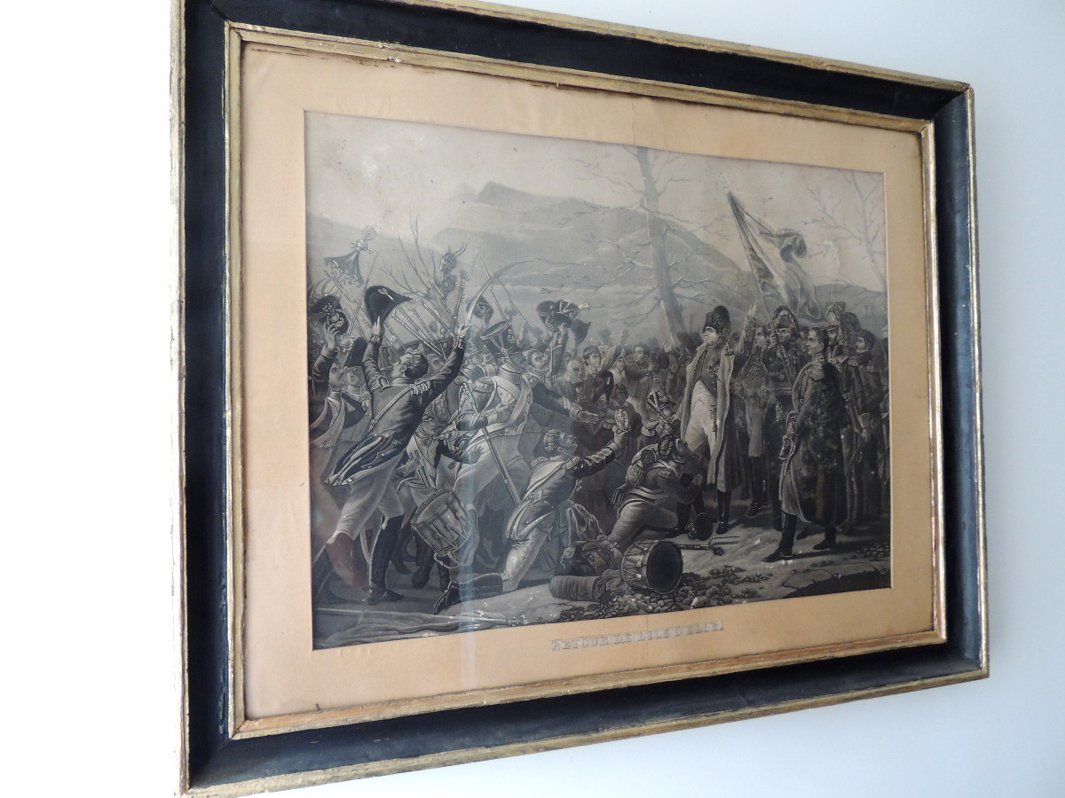 Napoleon, Return Of Napoleon From The Island Of Elba In 1815, Original Period Print, 19th-photo-2