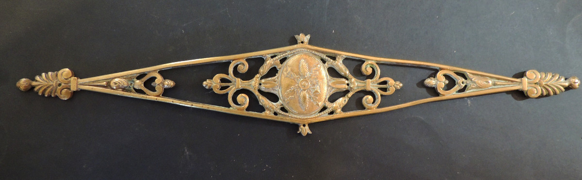Gilt Bronze Furniture Ornament, 6 Pieces From The Empire Consulate Period, 19th Century-photo-4