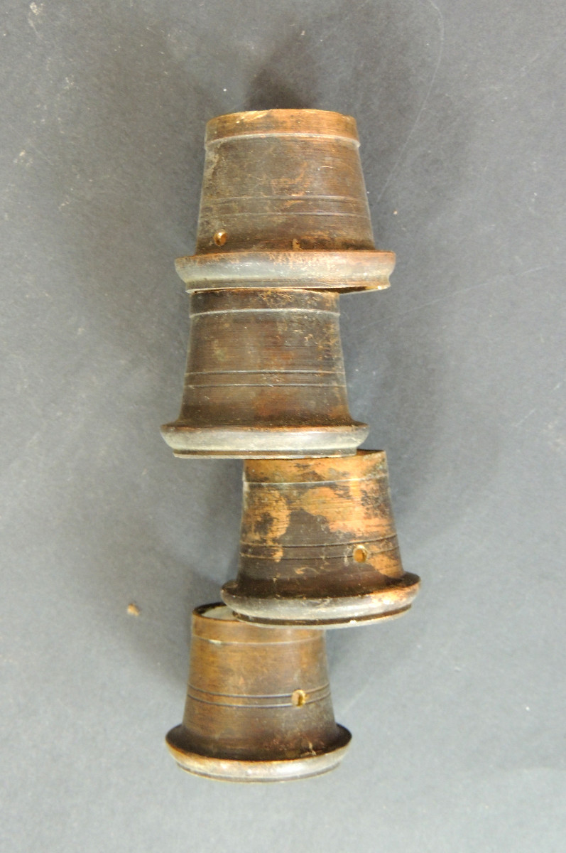 ornement , 8  éléments de décoration en bronze pour une table de style Empire  , 19ème-photo-2