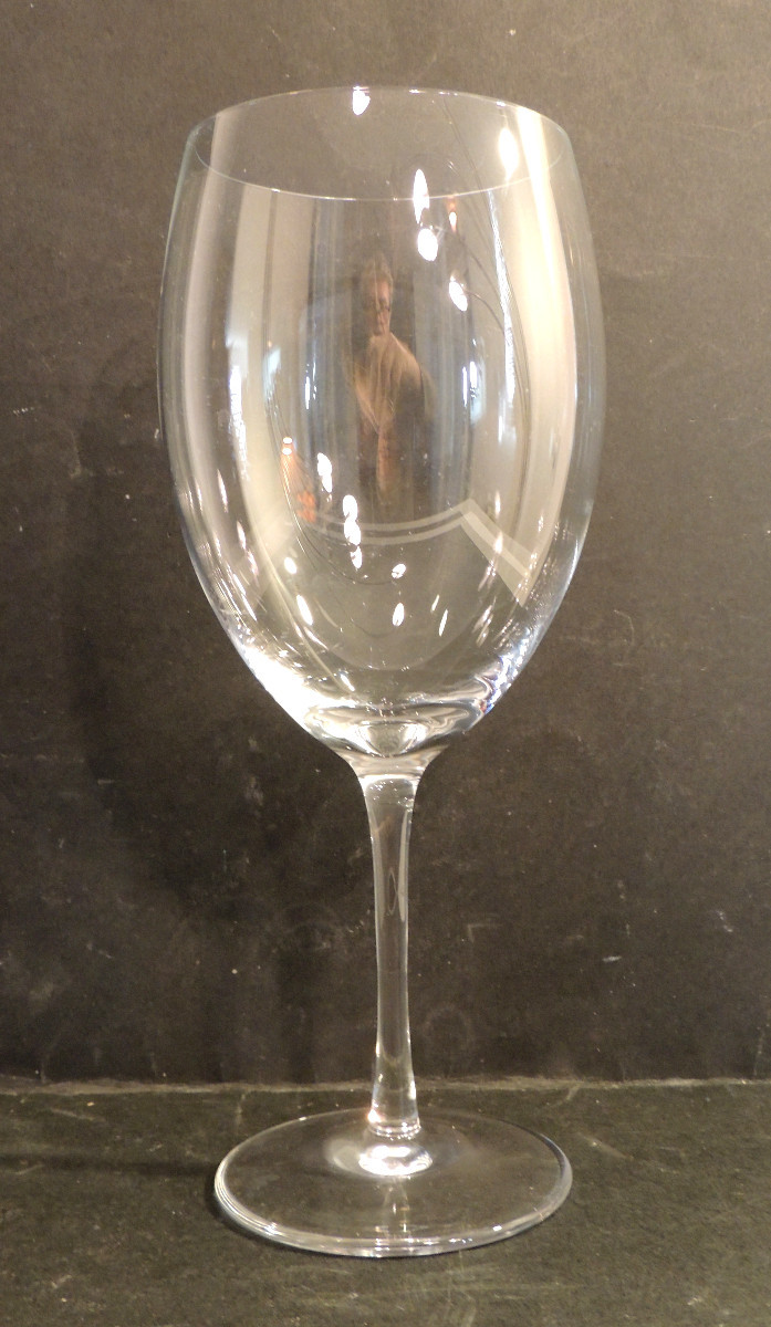 6 Large Sèvres Crystal Glasses, 24 Cm High, Never Used, New, 20th Century-photo-3