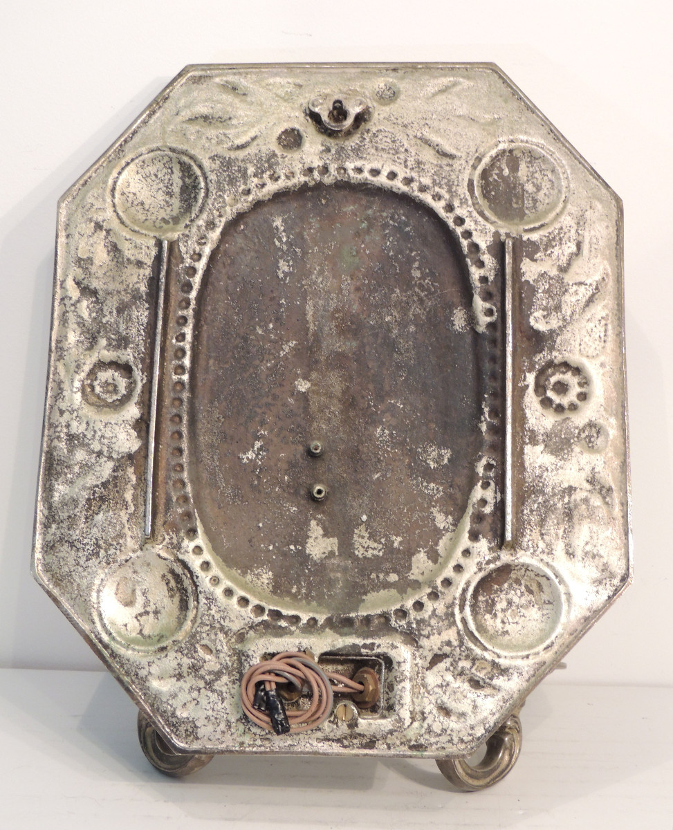 paire d'appliques art nouveau à deux bras de lumières , 20 ème -photo-4