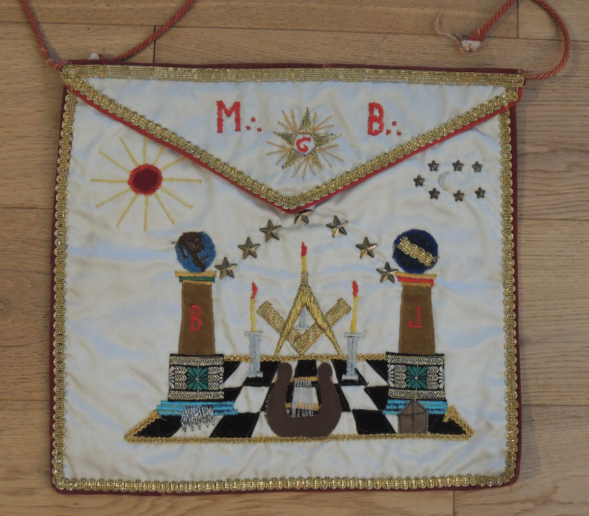 tabliers et cols de francs maçons  loges Anglaises et " brésilienne " , du 19 et 20 ème siècle -photo-3