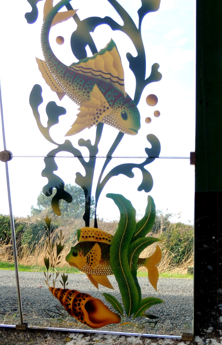 grand miroir de bistrot , de brasserie , verre églomisé , vénitien , art nouveau , 20 ème-photo-4