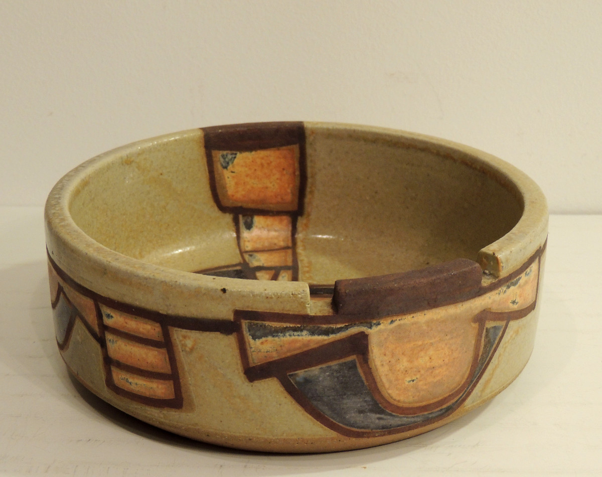 Ceramic Ashtray From The 1970s, 20th Century-photo-2