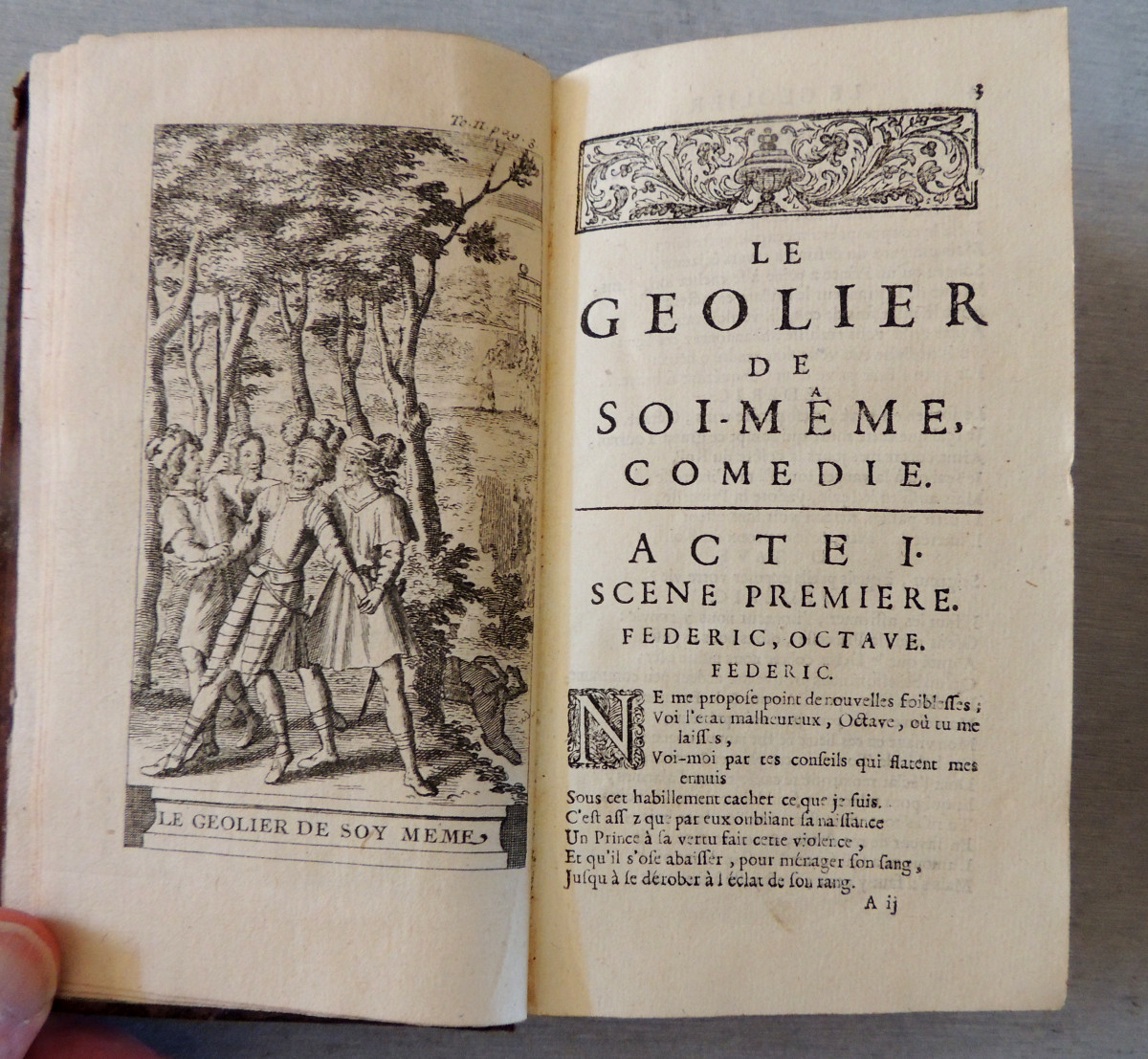 livre ancien , poémes dramatiques de T. Corneille , nouvelle édition , tome 2  à Paris en 1722-photo-3