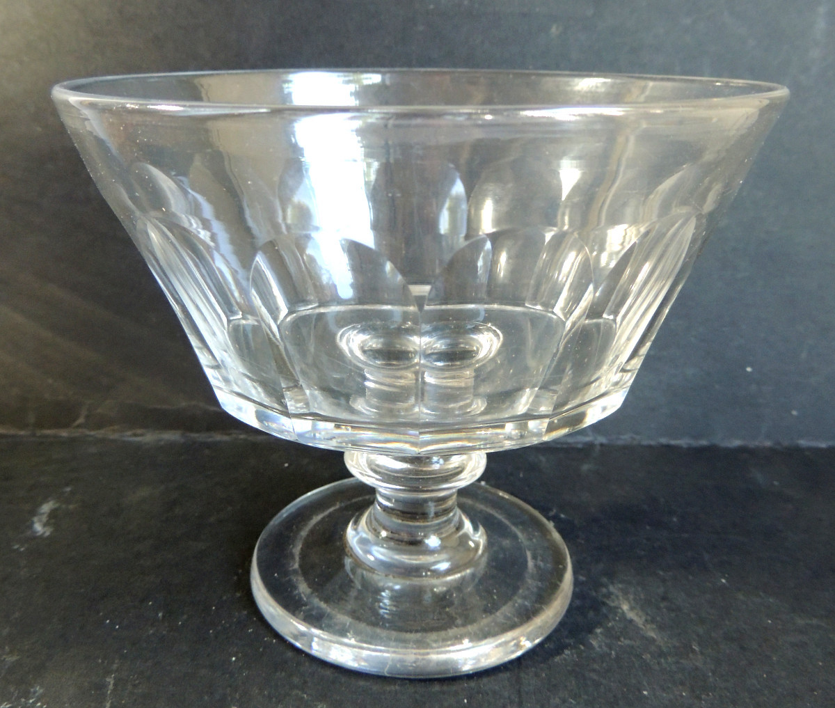 drageoir , bonbonnière en cristal taillé début 20 ème-photo-3