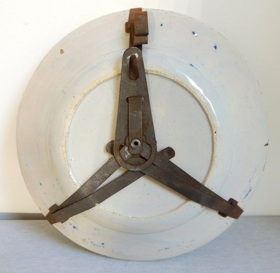 assiette en faïence de Delft , décor floral en camaïeu bleu , Hollande , 18 ème  -photo-4