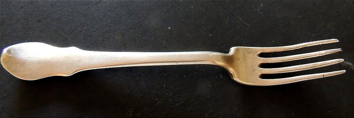 Solid Silver Spoon Marked "d L Angelique Lemoine June 21, 1730," Louis XV, 18th Century-photo-1