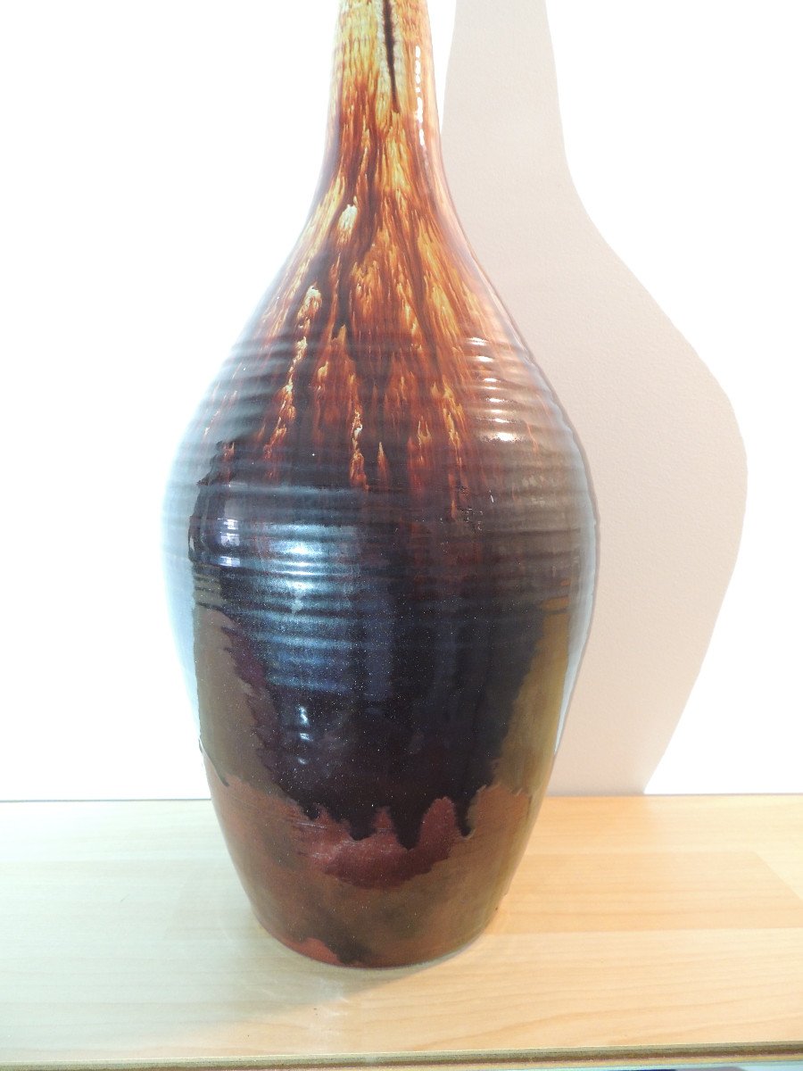 Vase Céramique , Céramic Irland Youghal  , 50 Cm De Hauteur, 20 ème Siècle-photo-3