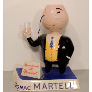 Advertising, Cognac Martell, Hb Quinper Ceramic Countertop Subject, Brandyman 1960, 20th