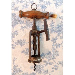 Corkscrew With Rack System With Plumet (in Badger), Art Of Wine, 19th