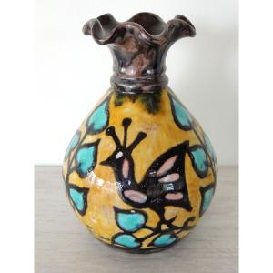 Ceramic Vase By The Spanish Ceramicist Painter François Miro 1907 - 1988, 20th Century
