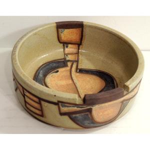 Ceramic Ashtray From The 1970s, 20th Century