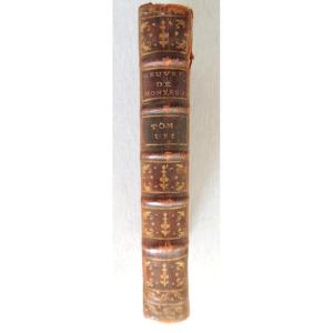 Antique Book, Works Of Montesquieu, The Spirit Of The Laws, Volume 3, Published In London By Nourse, 1769