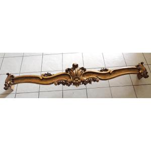 19th Century Louis XV Style Gilded Wood Cantonnière