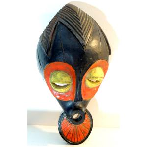 Congolese African Terracotta Mask By Diku Waditunga, Kinshasa, From The 1970s, 20th Century