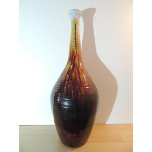 Vase Céramique , Céramic Irland Youghal  , 50 Cm De Hauteur, 20 ème Siècle