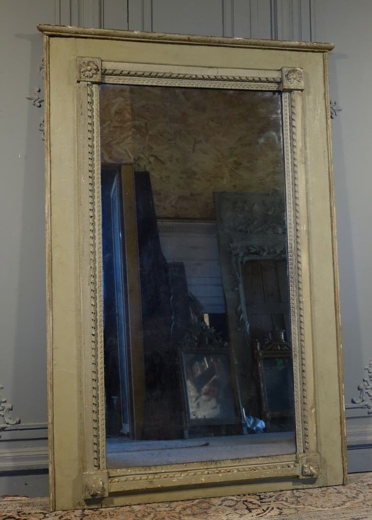 Miroir De Cheminée d'époque Louis XVI