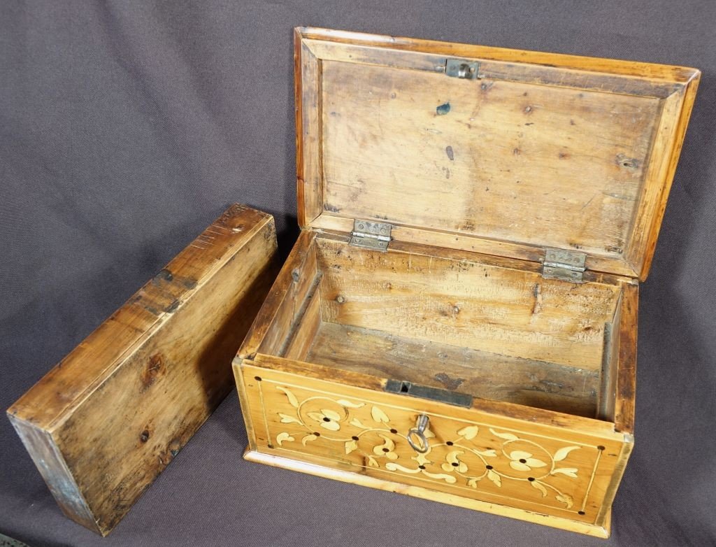 Yew Box With Intarsia Decor-photo-5
