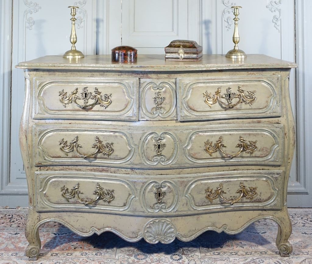 Commode Tombeau d'époque Louis XV-photo-4