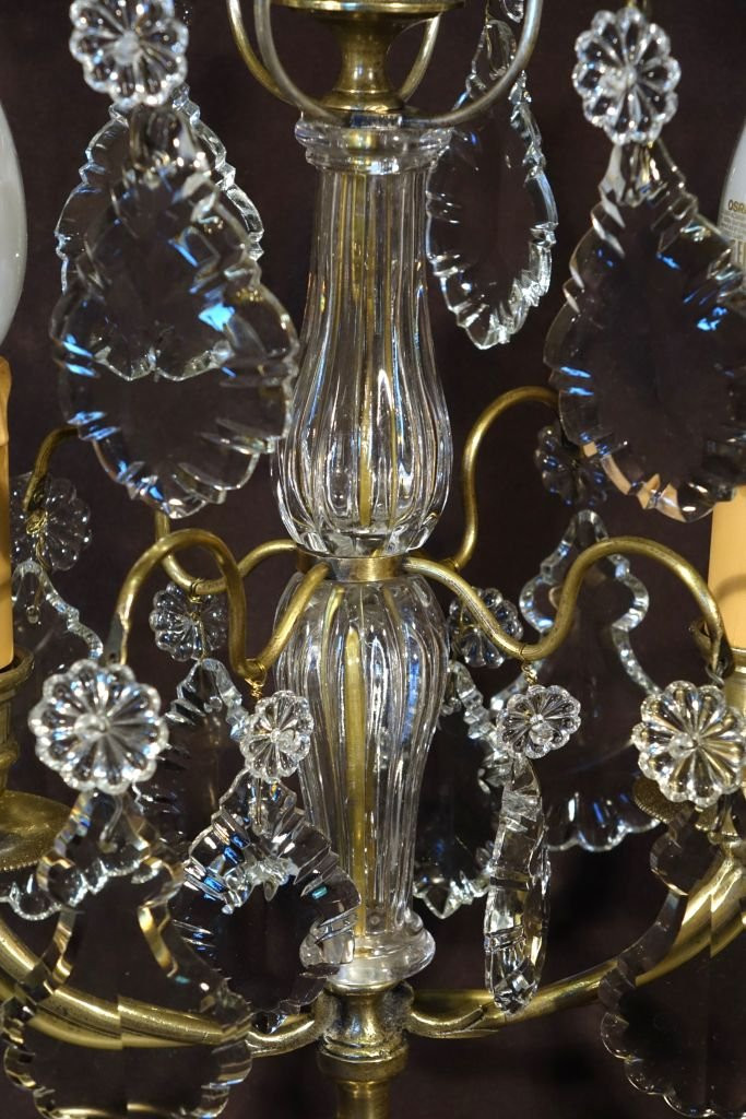 Pair Of Louis XVI Style Girandoles In Silver-plated Bronze-photo-4