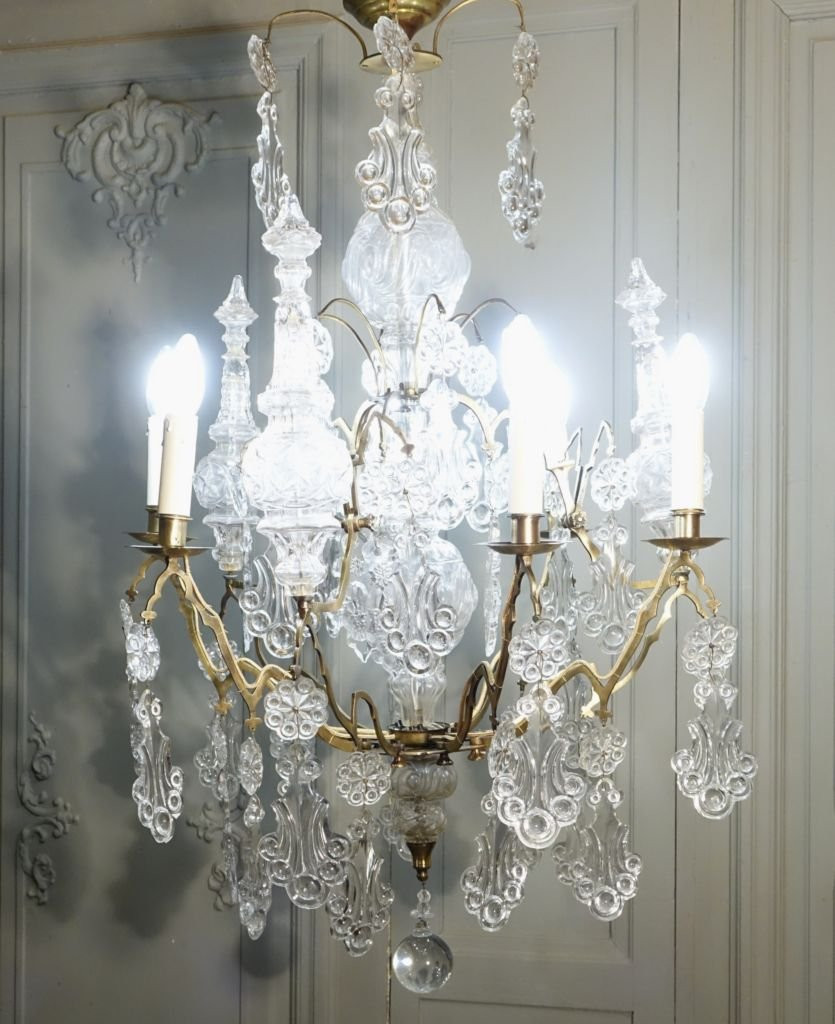 Large Church Cage Chandelier, Early 19th Century-photo-2