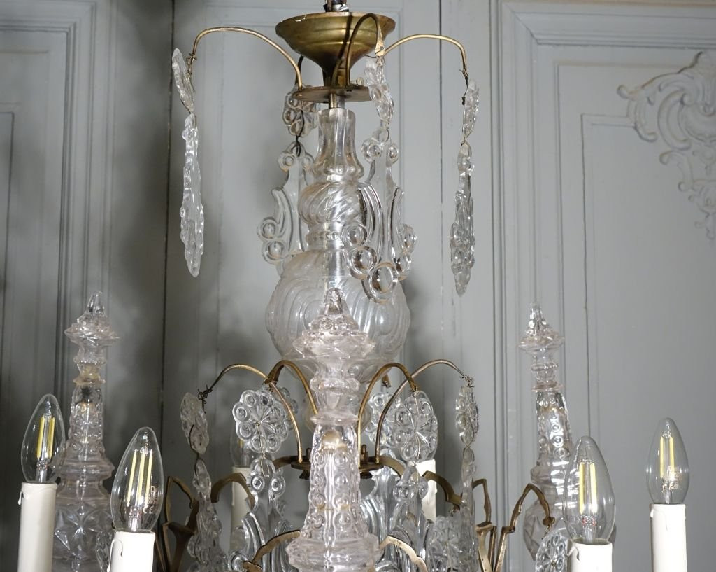 Large Church Cage Chandelier, Early 19th Century-photo-4