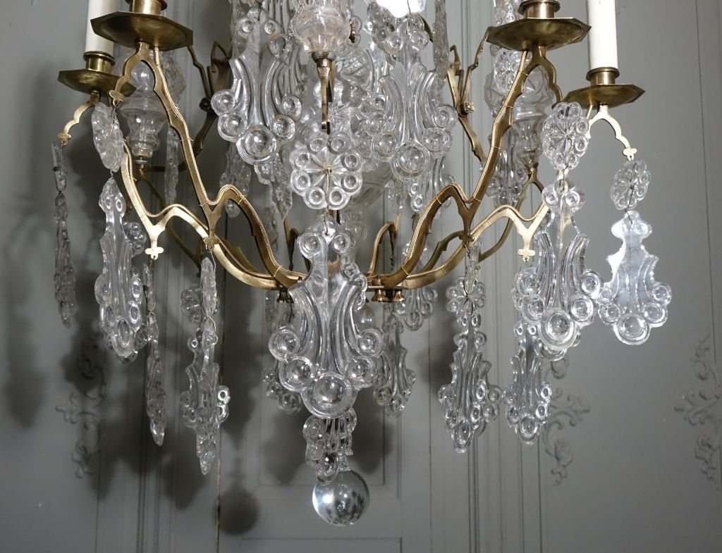 Large Church Cage Chandelier, Early 19th Century-photo-1