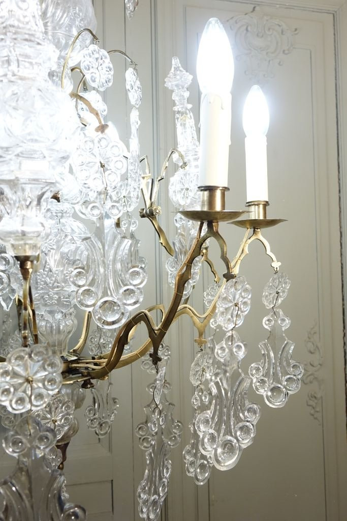 Large Church Cage Chandelier, Early 19th Century-photo-3