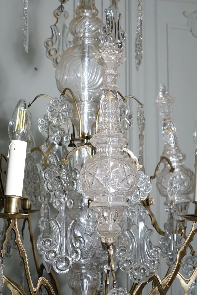 Large Church Cage Chandelier, Early 19th Century-photo-4