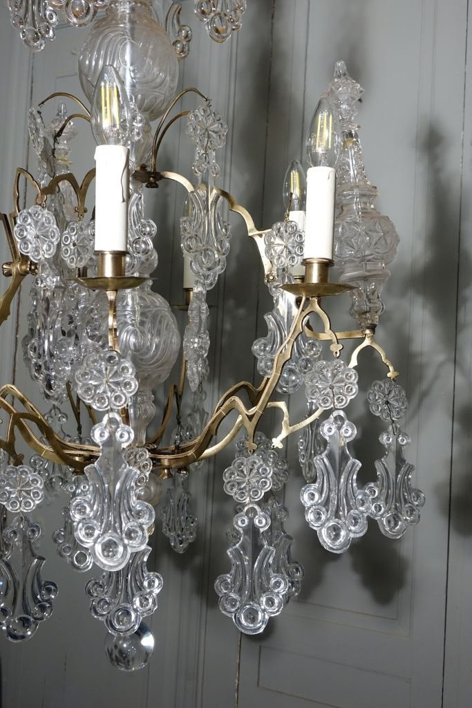 Large Church Cage Chandelier, Early 19th Century-photo-6