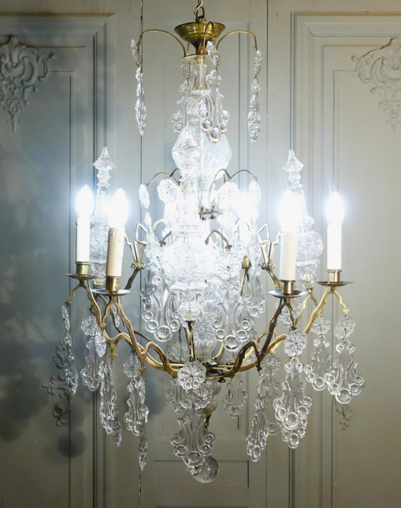 Large Church Cage Chandelier, Early 19th Century