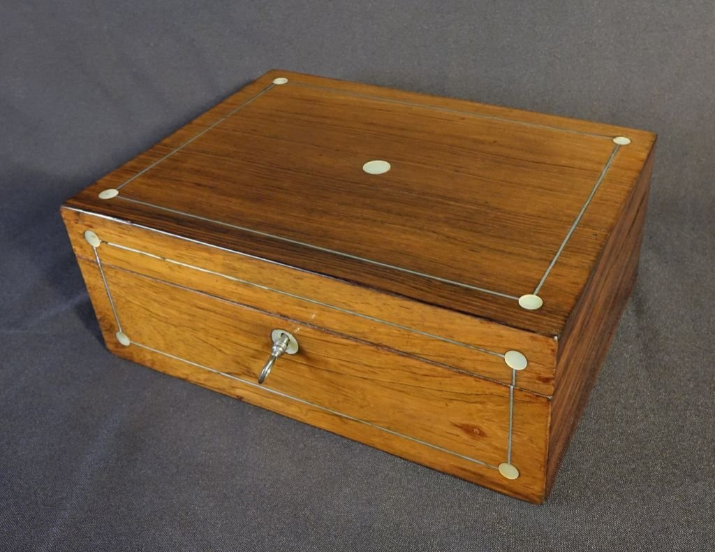 Coffret d’époque Louis XVI en palissandre-photo-2