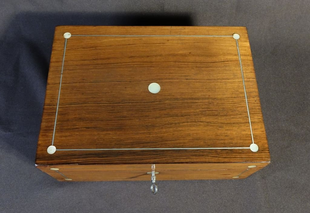 Coffret d’époque Louis XVI en palissandre-photo-4