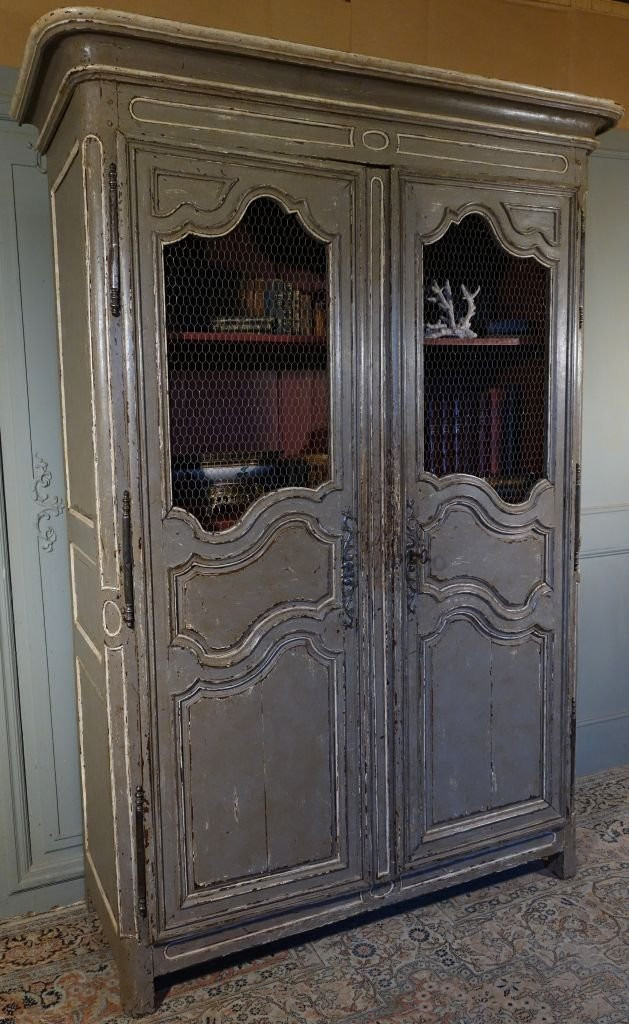 Bibliothèque d'époque Régence / Louis XV-photo-3