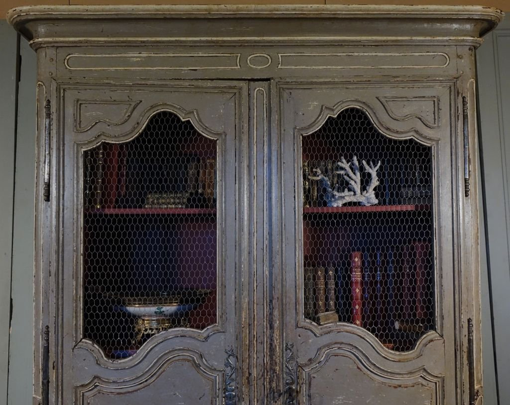 Bibliothèque d'époque Régence / Louis XV-photo-4