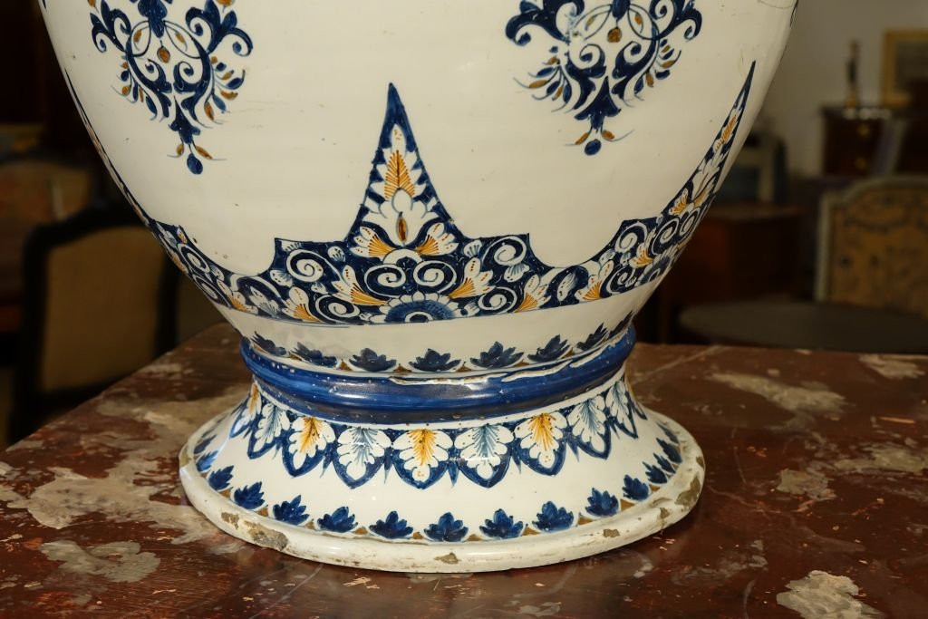 Large Lille Earthenware Apothecary Jar-photo-3