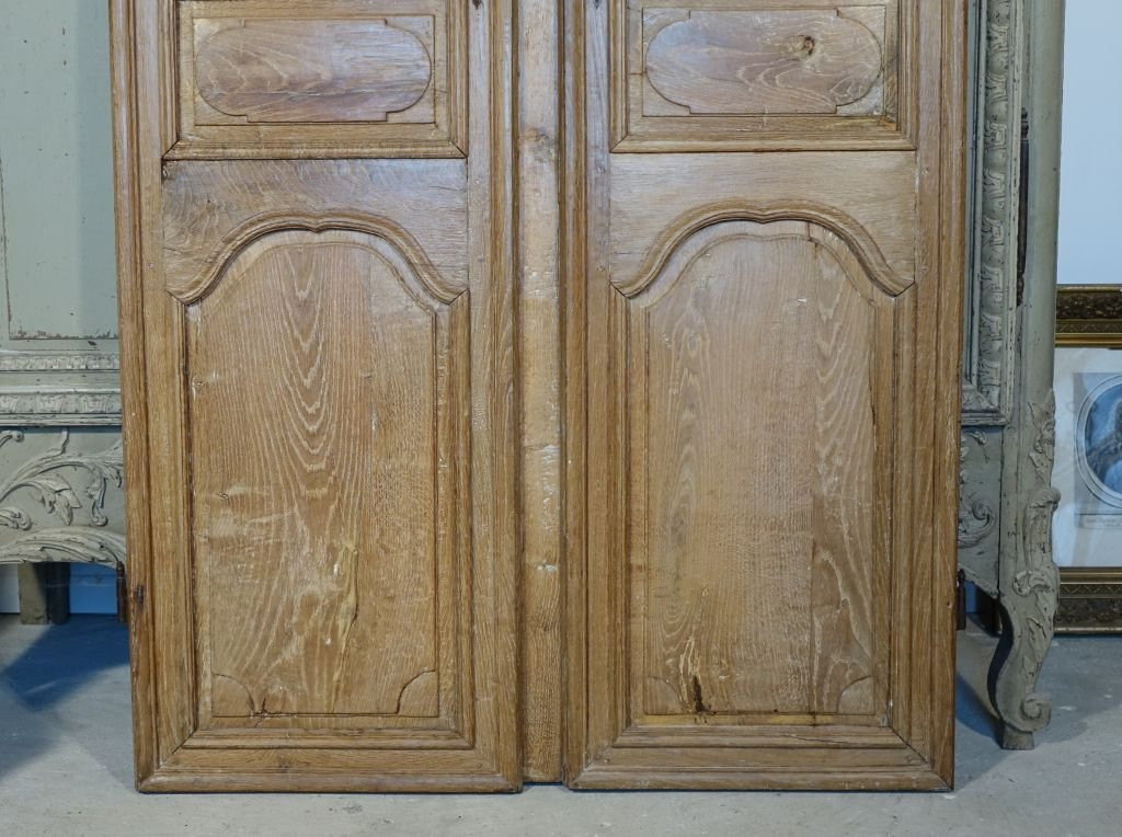Oak Cupboard Doors Louis XIV Period-photo-2