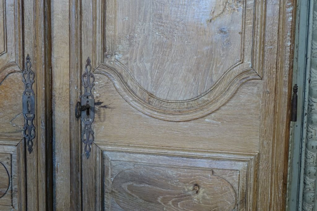 Oak Cupboard Doors Louis XIV Period-photo-1