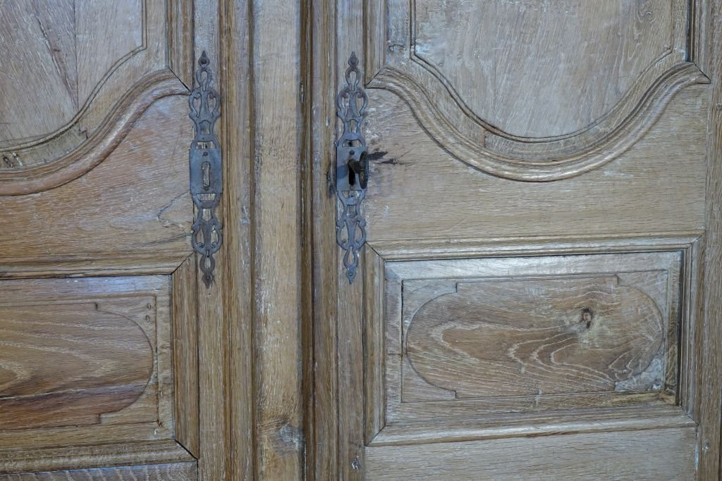 Oak Cupboard Doors Louis XIV Period-photo-2