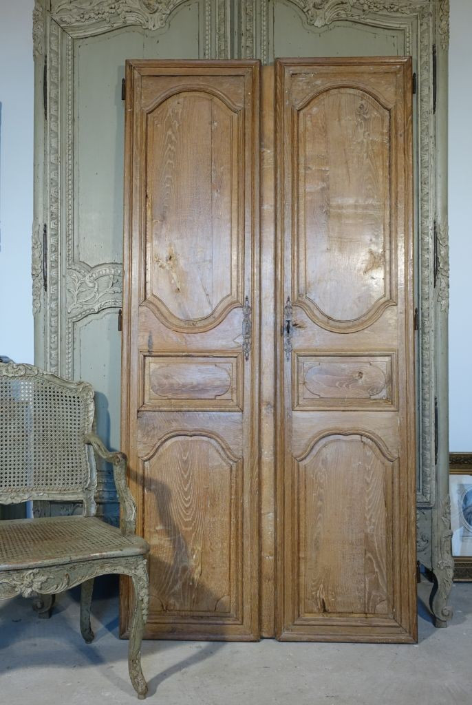 Oak Cupboard Doors Louis XIV Period