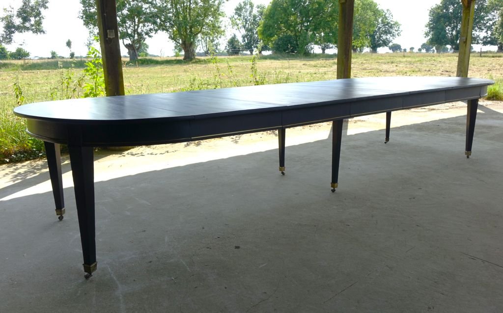 Grande table de salle à manger d'époque Directoire-photo-7