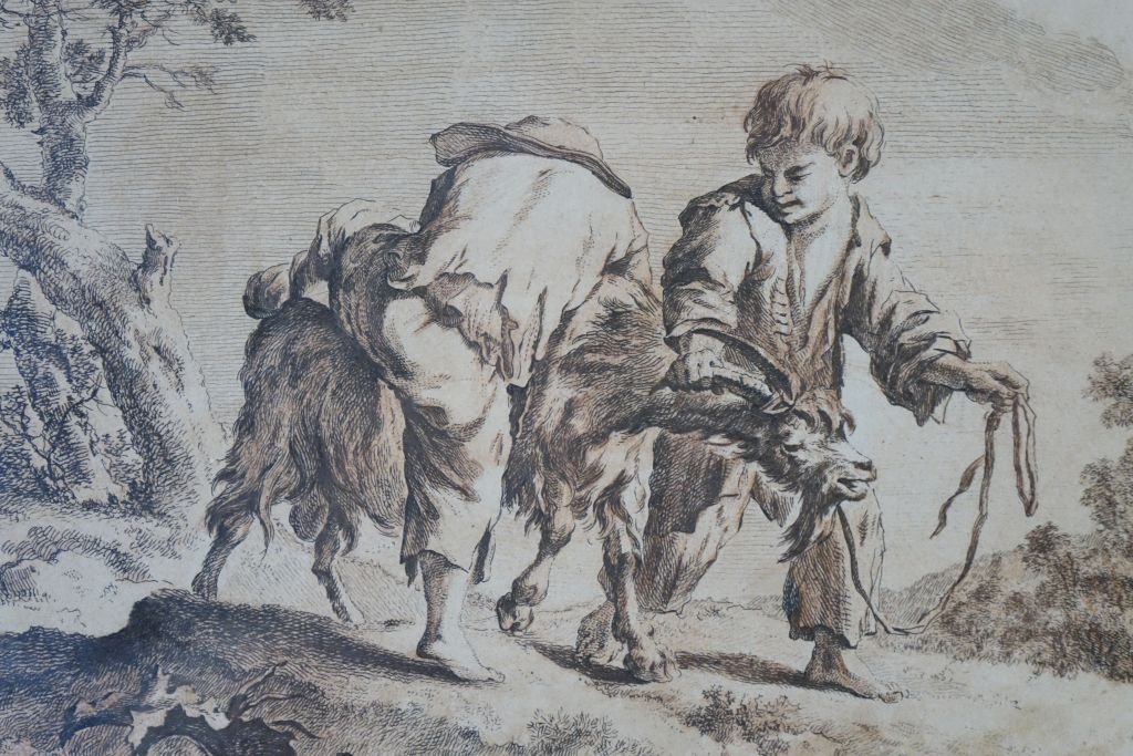 Engraving After J.h. Roos, Late 18th Century-photo-3